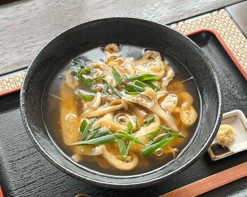 きのこときざみのあんかけうどん・そば